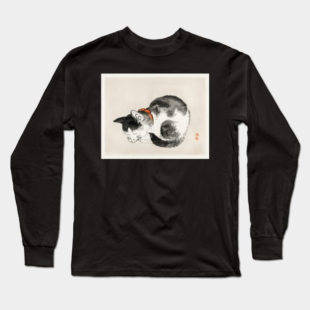 cat painting Long Sleeve T-Shirt by chicledechoclo